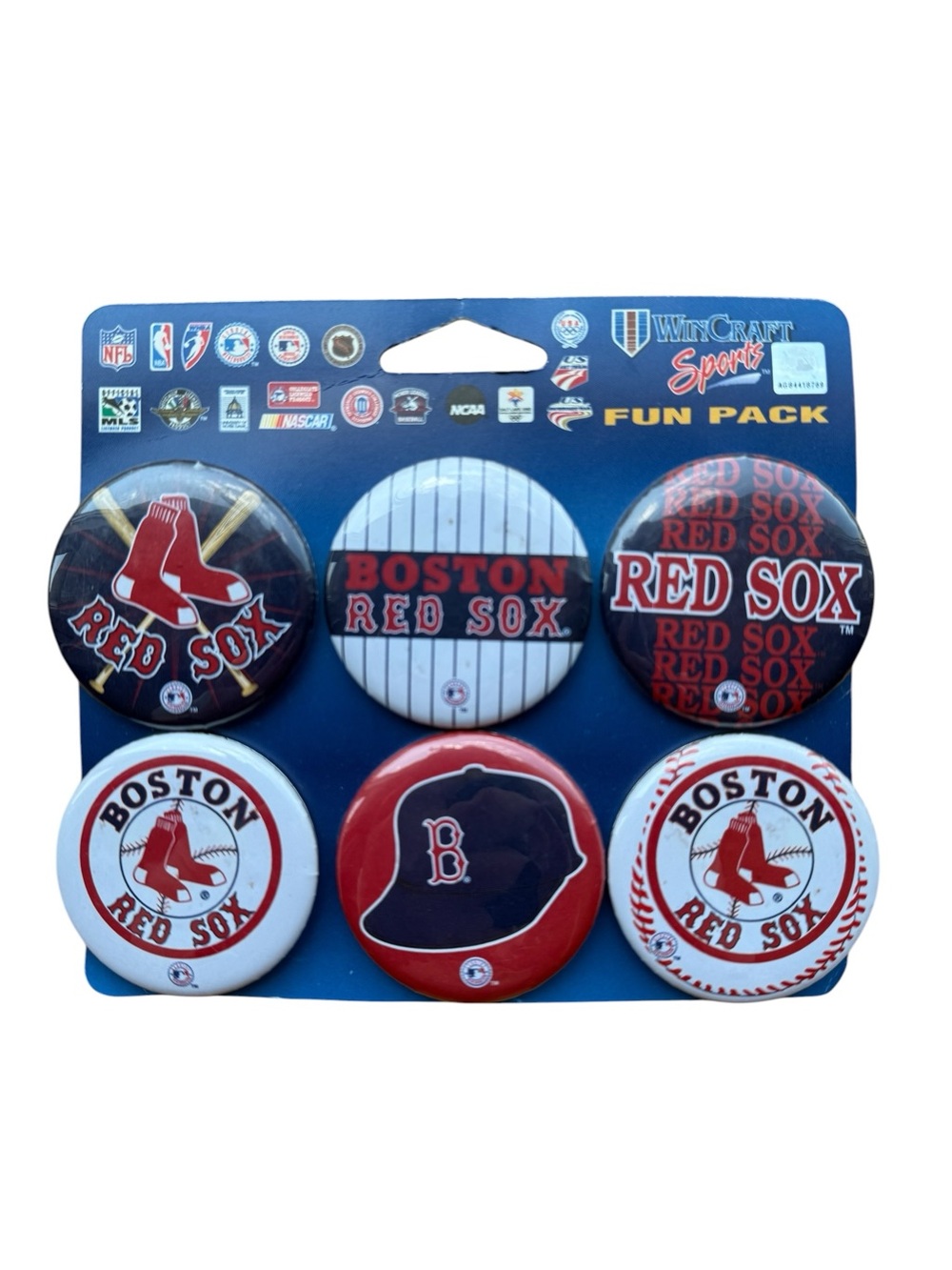 Wincraft Sports Fun Pack of 6 Boston Red Sox Pins